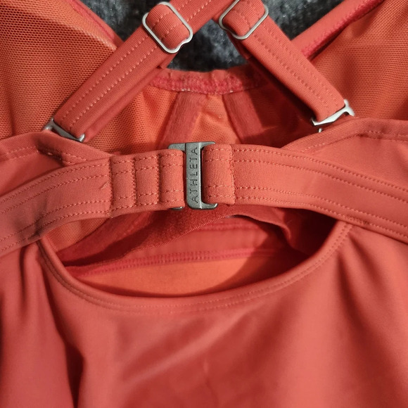 Athleta women's swim top size 32 D/DD orange - Picture 6 of 9